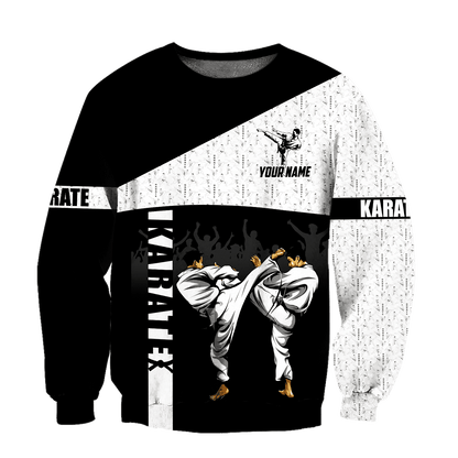 Customize Name Karate 3D All Over Printed Unisex Shirts