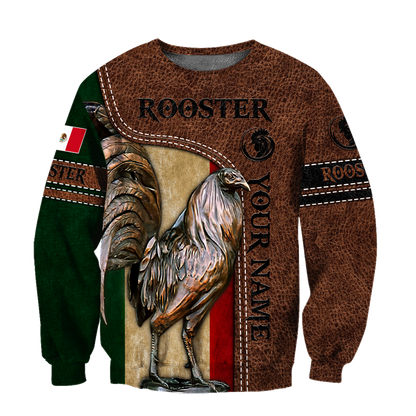 Personalized Mexican Rooster 3D Printed Unisex Shirts TNA08052102