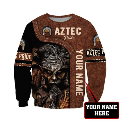 Personalized Name Aztec Pride 3D All Over Printed Unisex Hoodie