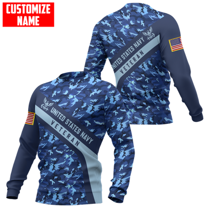 Premium Unique U.S Air Force Veteran Polo All Over Printed Personalized Shirt