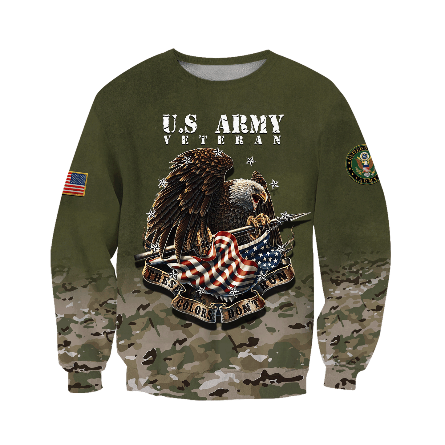 US Veteran 3D All Over Printed Hoodie