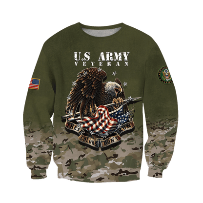 US Veteran 3D All Over Printed Hoodie