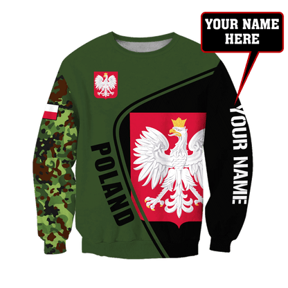 Personalized Polska 3D All Over Printed Unisex Hoodie