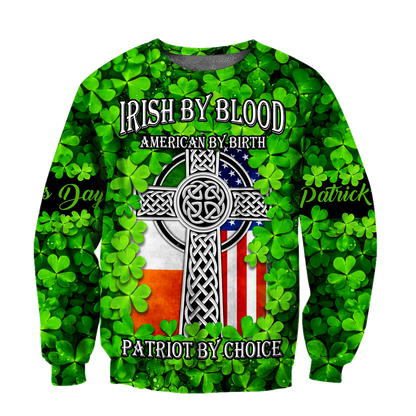 Premium Irish Saint Patrick's Day 3D All Over Printed Unisex Shirts