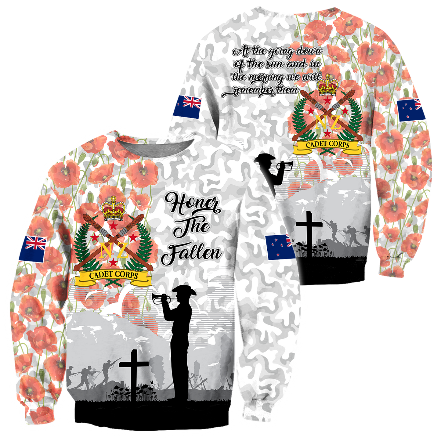 Lest We Forget Anzac Day 3D All Over Printed
