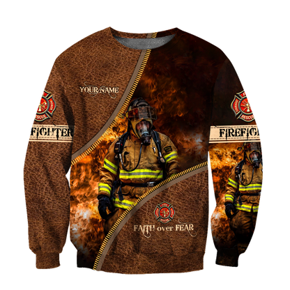 Customize Name Firefighter Hoodie For Men And Women MH06022102
