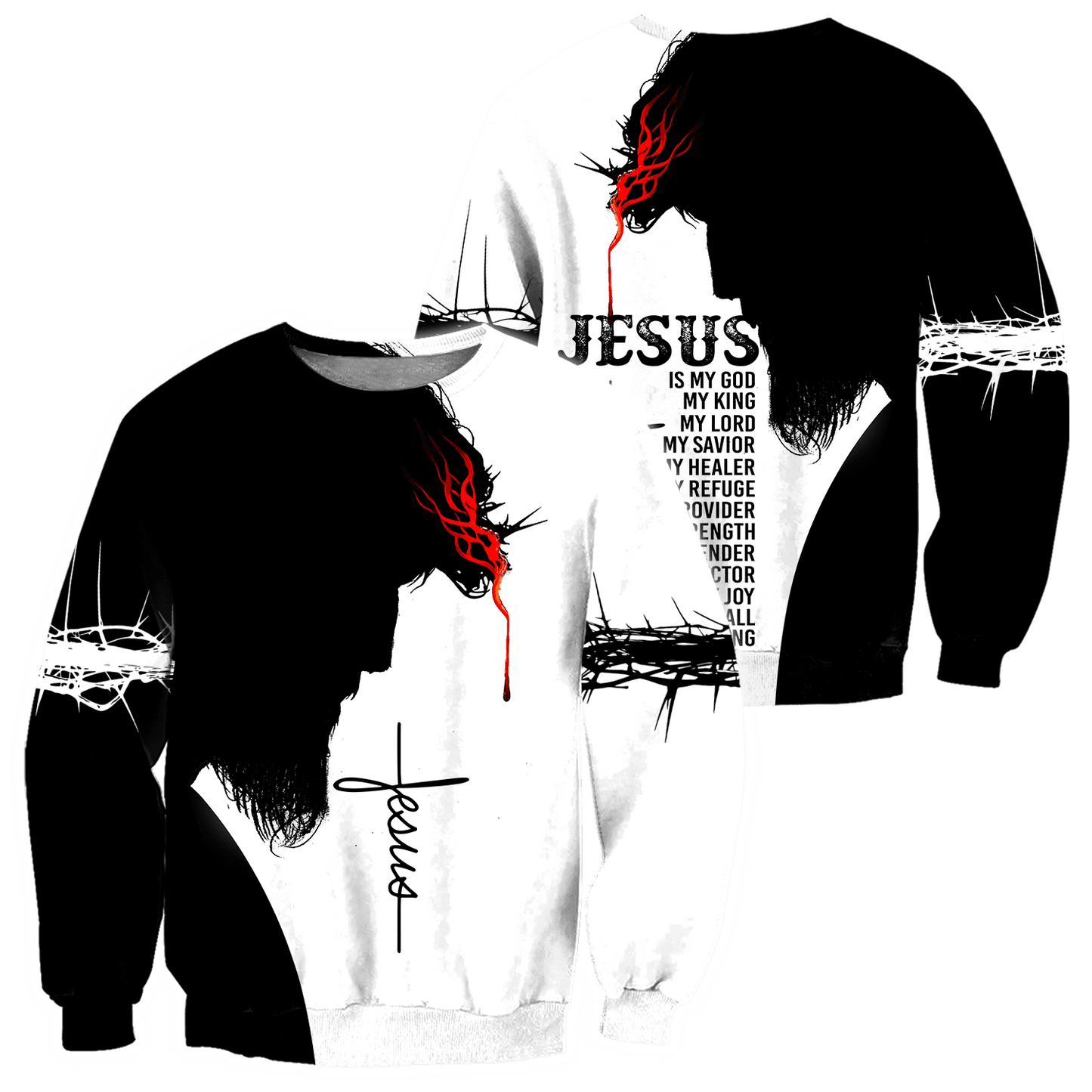 Jesus Christ New Version of the Legendary 3D Printed Hoodie, T-Shirt for Men and Women