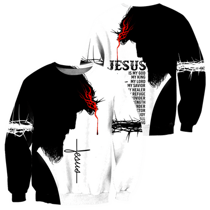 Jesus Christ New Version of the Legendary 3D Printed Hoodie, T-Shirt for Men and Women