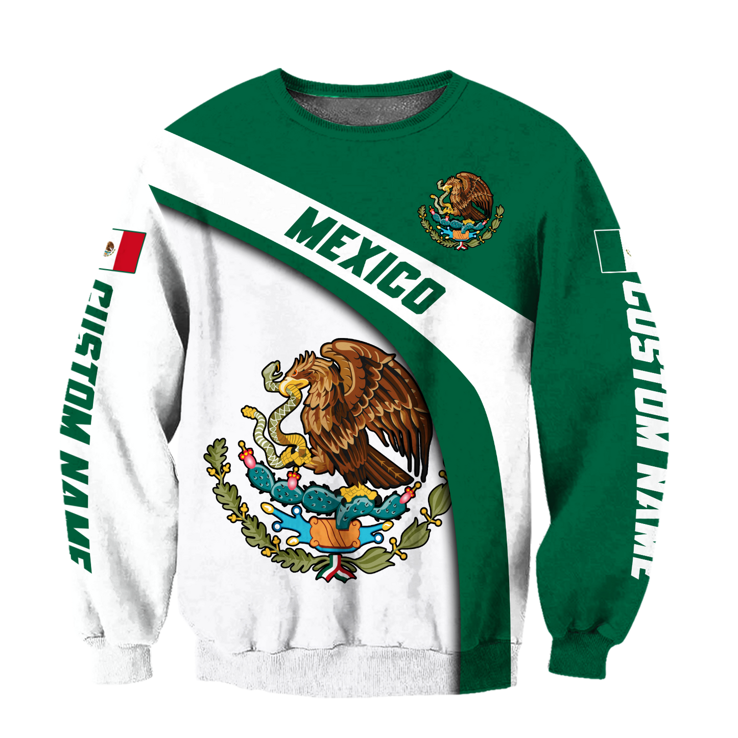 Personalized Mexican 3D All Over Printed Unisex Hoodie