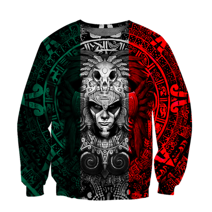Aztec Warrior Mexico 3D All Over Printed Shirts