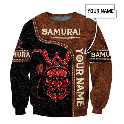 Custom Name Samurai 3D All Over Printed Unisex Shirts