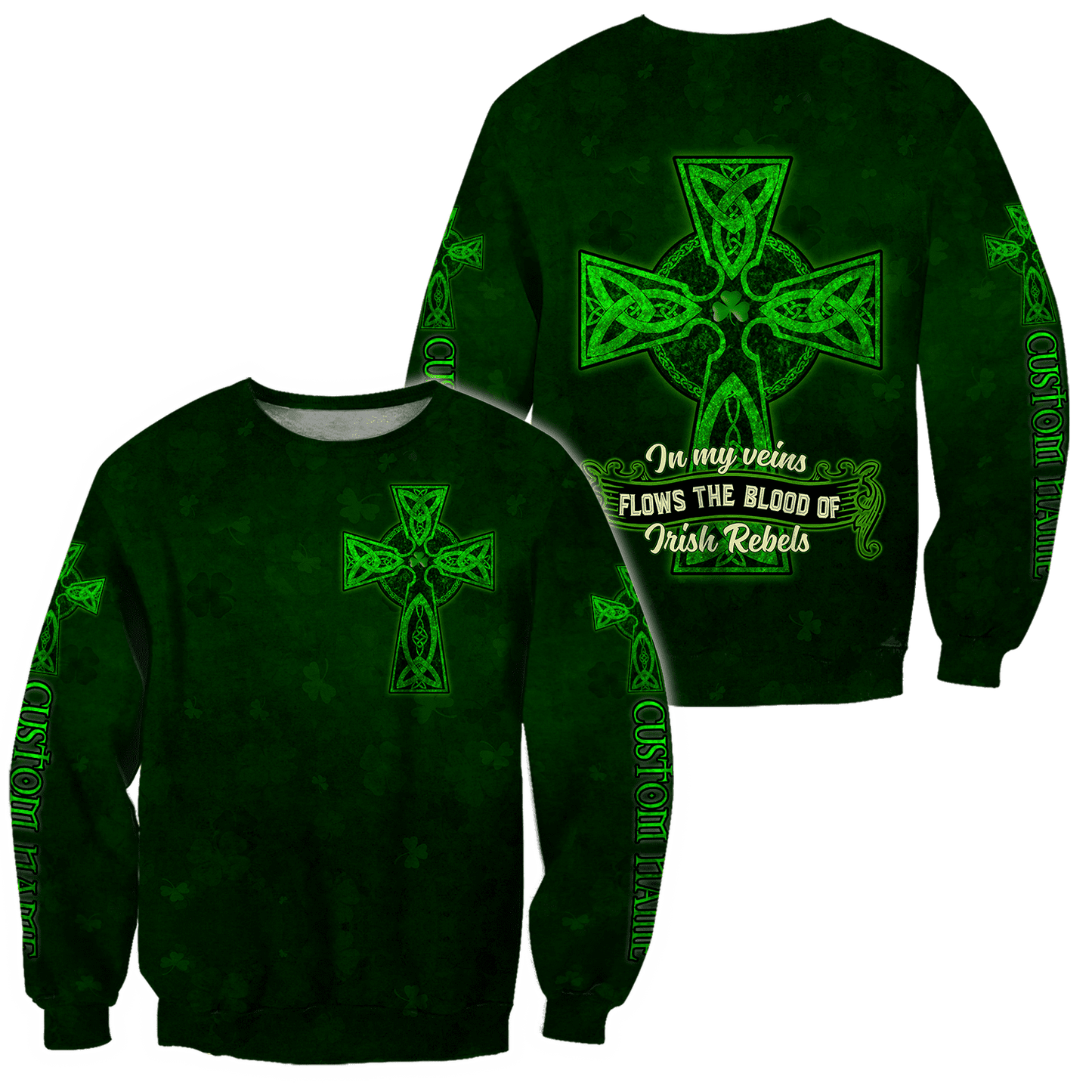 Premium Unisex Hoodie Personalized Irish St.Patrick Day ML