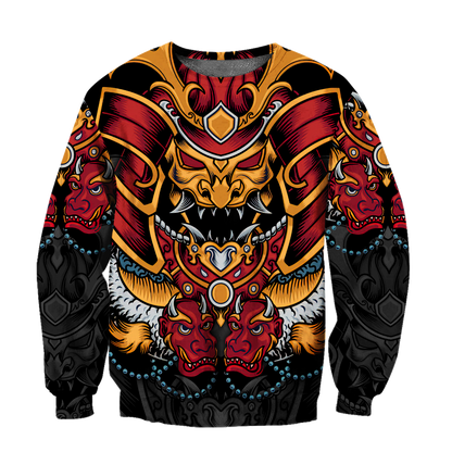Premium Unisex 3D Printed Oni Samurai Shirts MEI