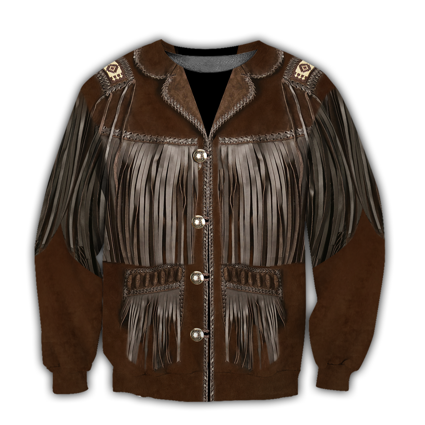 Cowboy Jacket No25 Cosplay 3D Over Printed Unisex Deluxe Hoodie ML