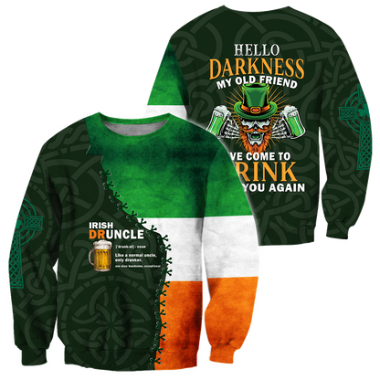 Irish Saint Patrick Day 3D All Over Printed Unisex Shirt