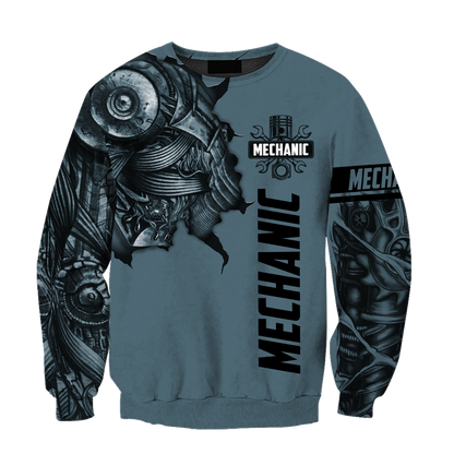Mechanic Tattoo Machine All Over Printed Hoodie For Men and Women TN