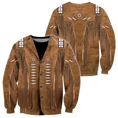 Cowboy Jacket No18 Cosplay 3D Over Printed Unisex Deluxe Hoodie ML