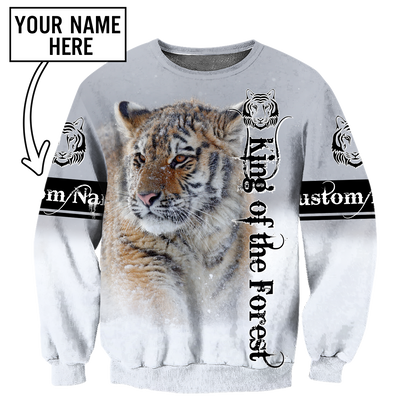 Customize Name Tiger 3D All Over Printed Shirts