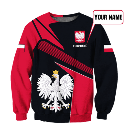 Personalized Polska 3D All Over Printed Unisex Hoodie