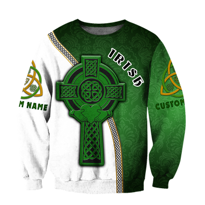 Irish Custom Name St.Patrick Day 3D Hoodie Shirt For Men And Women LAM
