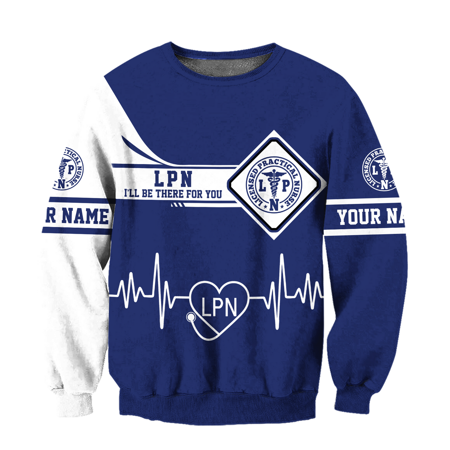 Premium Nurse Personalized Name 3D All Over Printed Unisex Shirts