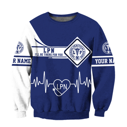 Premium Nurse Personalized Name 3D All Over Printed Unisex Shirts