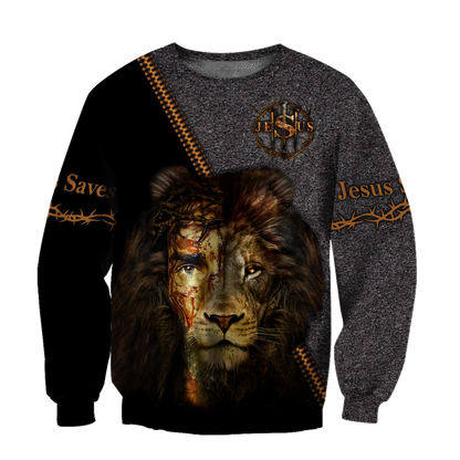 Faith in God Lion Jesus save -Christian - 3D All Over Printed Style for Men and Women