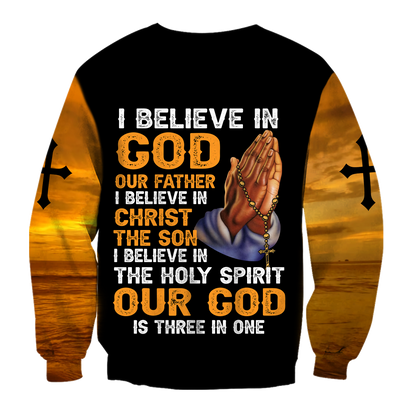 Faith in God Our Father - Christian - 3D All Over Printed Style for Men and Women