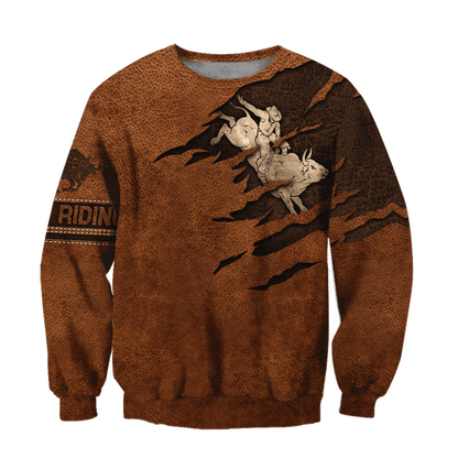 Personalized Name Bull Riding 3D All Over Printed Unisex Shirts Bull Rider Ver 4
