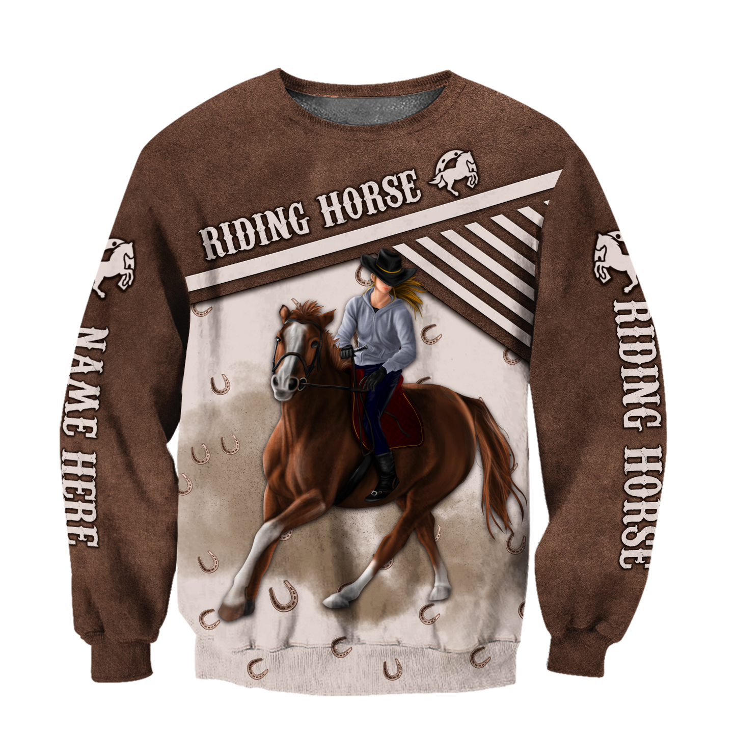 Riding Horse 3D All Over Printed Unisex Shirts