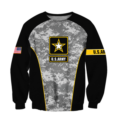 US Army Veteran 3D All Over Printed Shirts