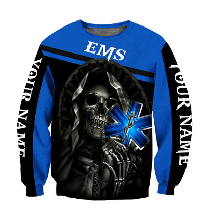 Premium EMS Personalized Name 3D All Over Printed Unisex Shirts