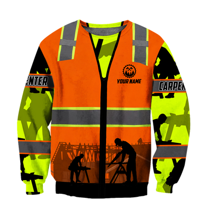Personalized Name Carpenter 3D All Over Printed Unisex Safety Ver 4