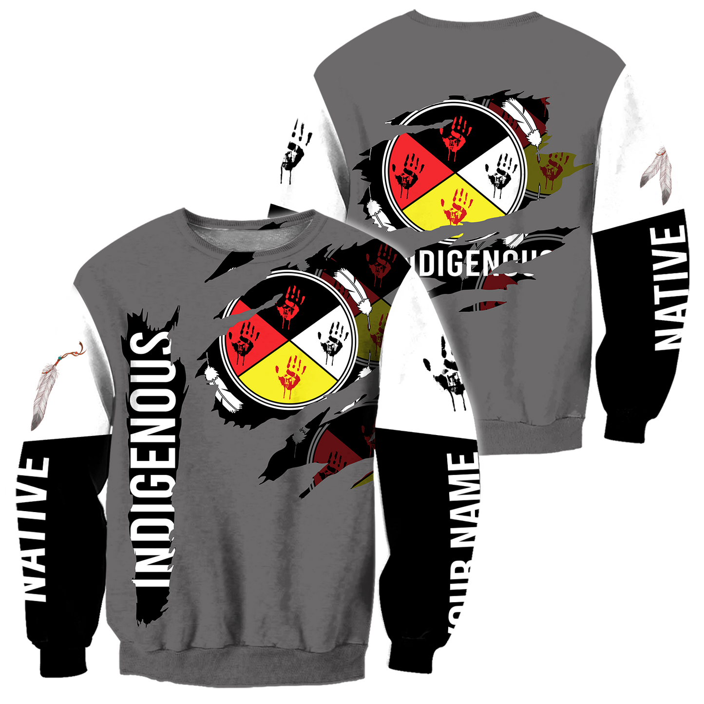Premium 3D Printed Personalized Unisex Native American Shirts MEI