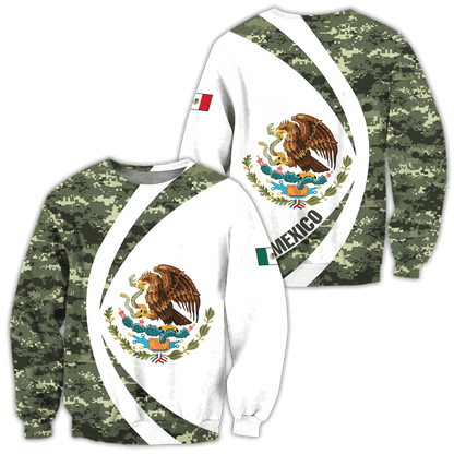 Mexico Hoodie Persionalized 3D All Over Printed Shirts
