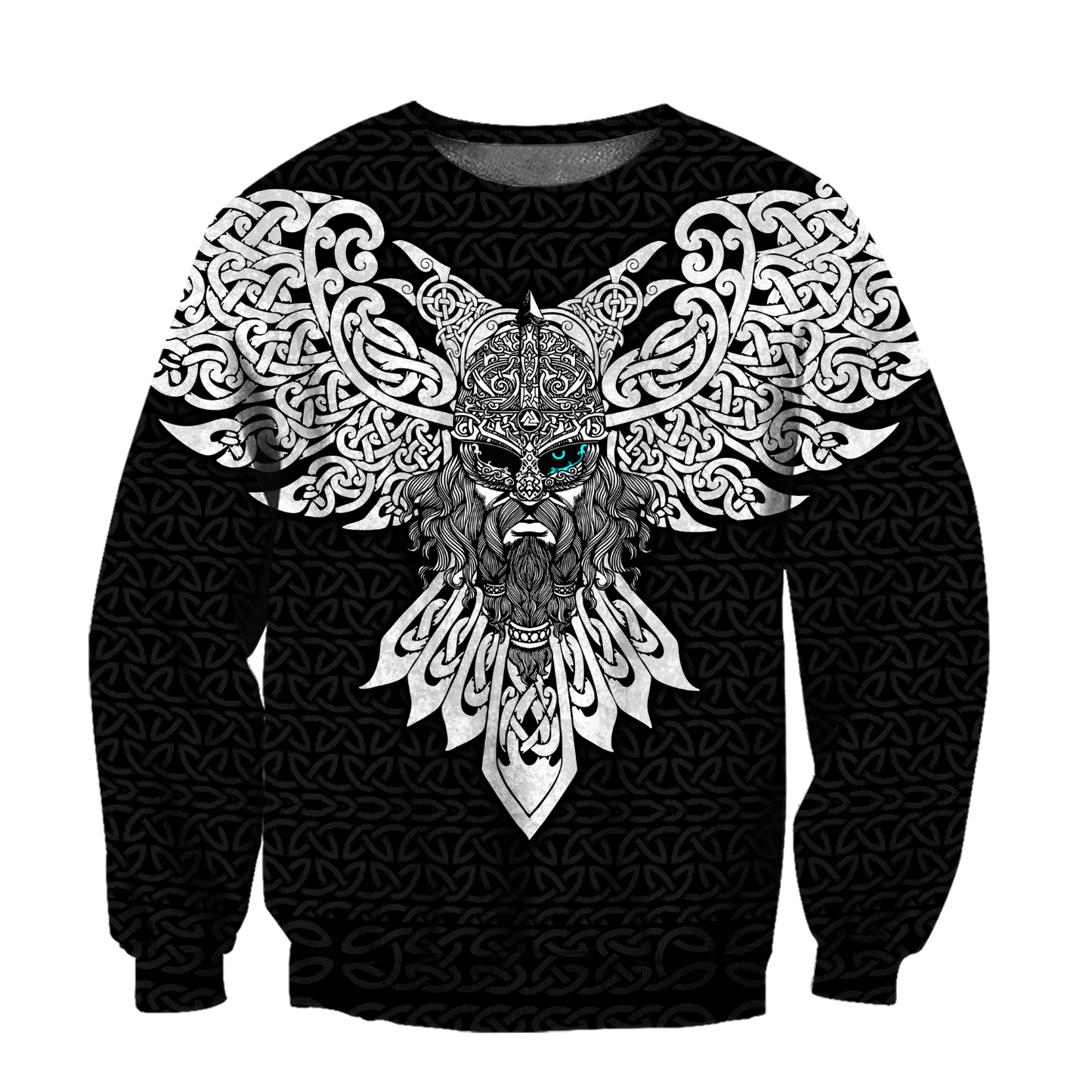 Premium Unisex Hoodie Odin Viking God And Raven ML