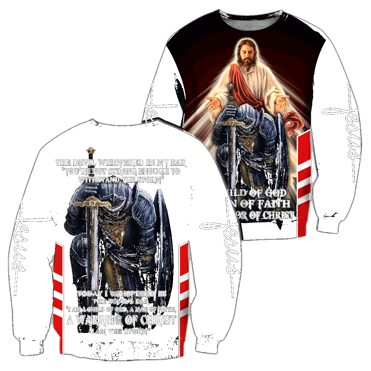 Premium Unisex Hoodie 3D All Over Printed Easter Day Christian Jesus No28 ML