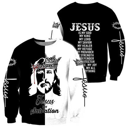 Jesus Christ Salvation 3D Printed Hoodie, T-Shirt for Men and Women