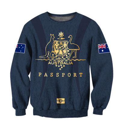 Tmarc Tee Australian passport special unisex 3d print shirts