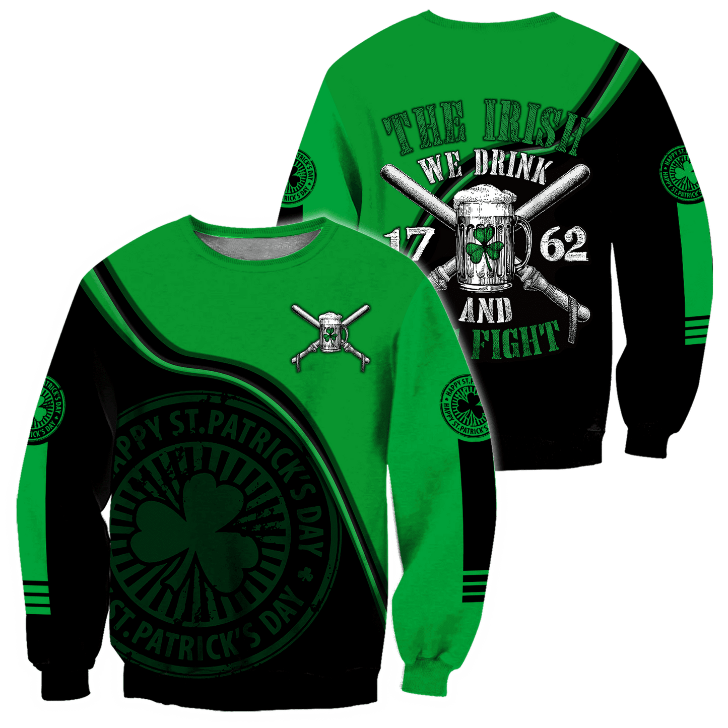 Irish Saint Patrick Day 3D All Over Printed Unisex Shirt