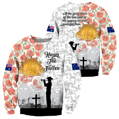 Lest We Forget Anzac Day 3D All Over Printed