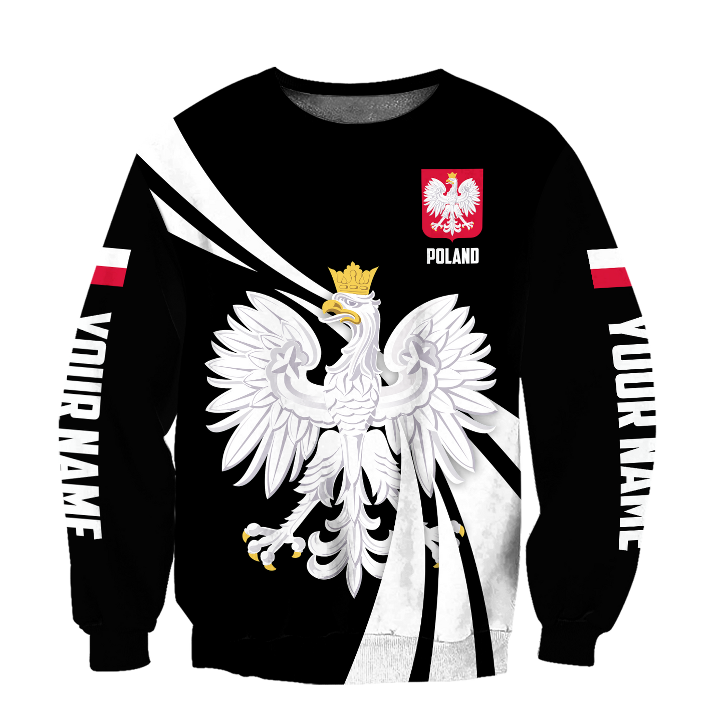 Personalized Polska 3D All Over Printed Unisex Hoodie