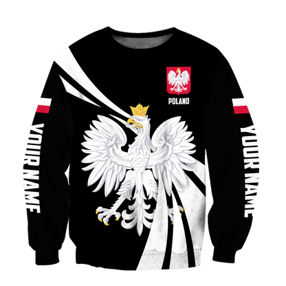 Personalized Polska 3D All Over Printed Unisex Hoodie