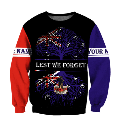 Premium Anzac Day 3D All Over Printed Unisex Shirts
