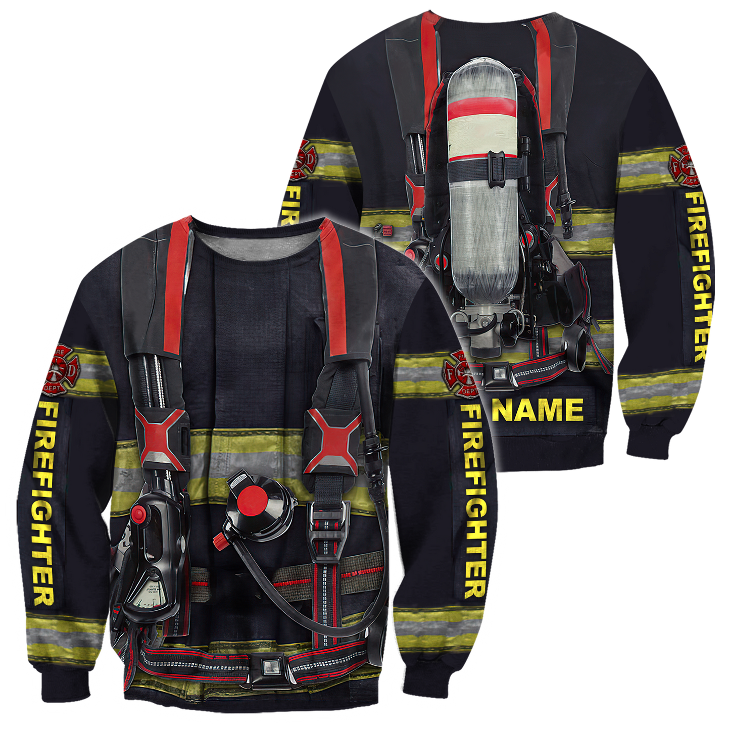 Customize Name Firefighter Hoodie For Men And Women TNA06052106