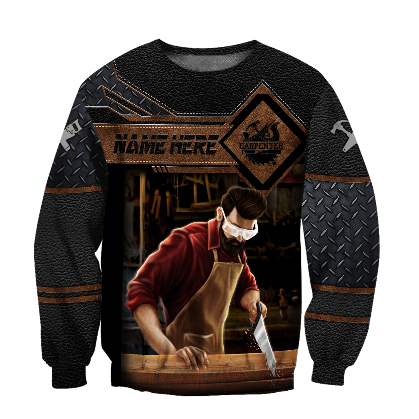 Personalized Name Carpenter 3D All Over Printed Unisex Shirts Ver 4