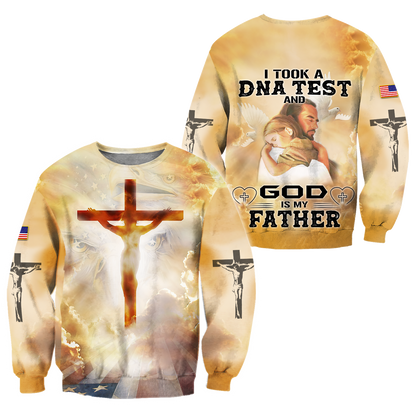 Jesus Christ on the Cross 3D All Over Printed Shirts