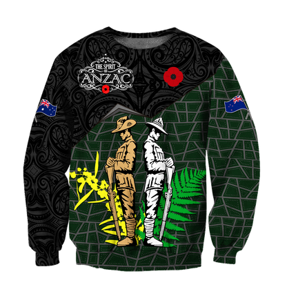 Premium Unisex Hoodie Remember Anzac Day ML