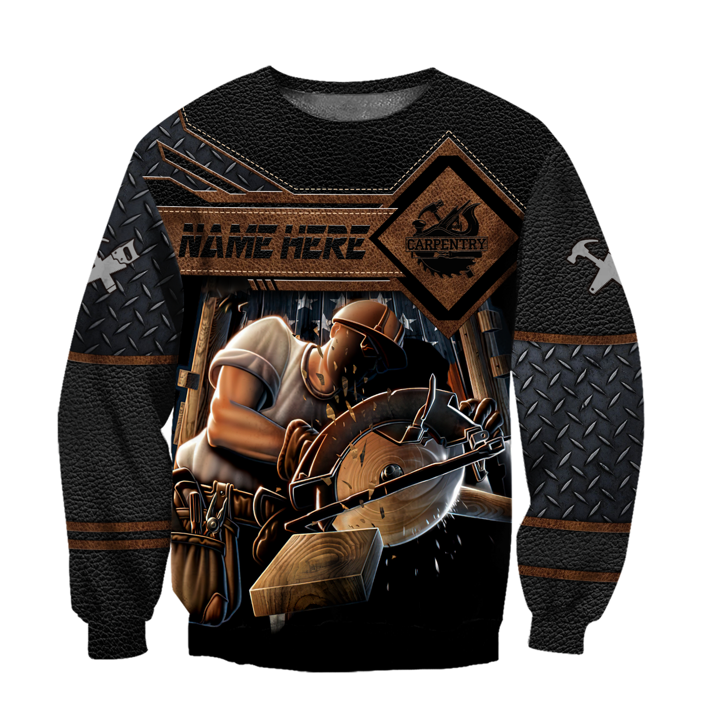 Personalized Name Carpenter 3D All Over Printed Unisex Shirts Ver 2