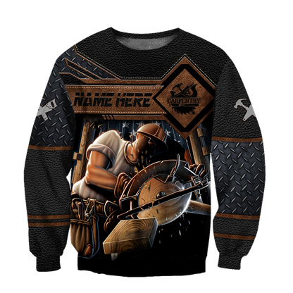 Personalized Name Carpenter 3D All Over Printed Unisex Shirts Ver 2
